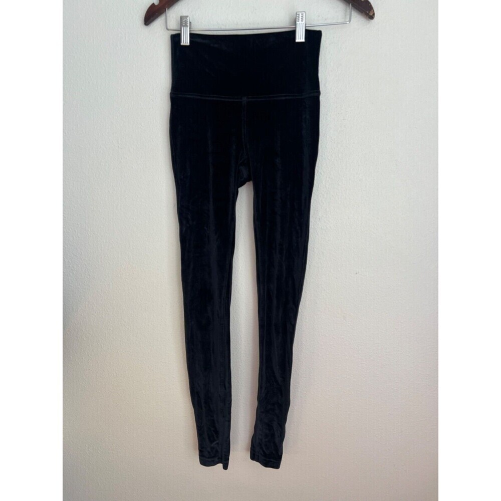 Lululemon Wunder Lounge High-Rise Tight 28" Crushed Velvet Size 4 - Picture 7 of 9
